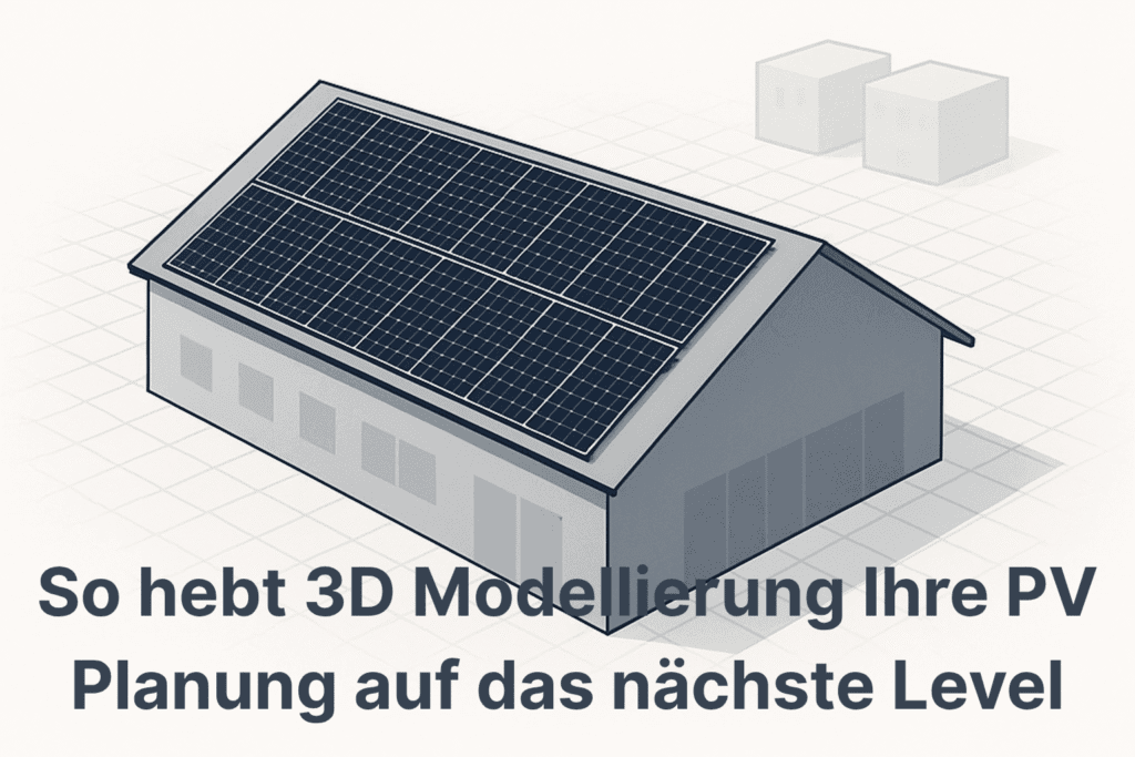 Wie 3D Modellierung mit PVSOL Ihre Solaranlage auf das nächste Level hebt mit Rendera als Datenmotor - Render-a