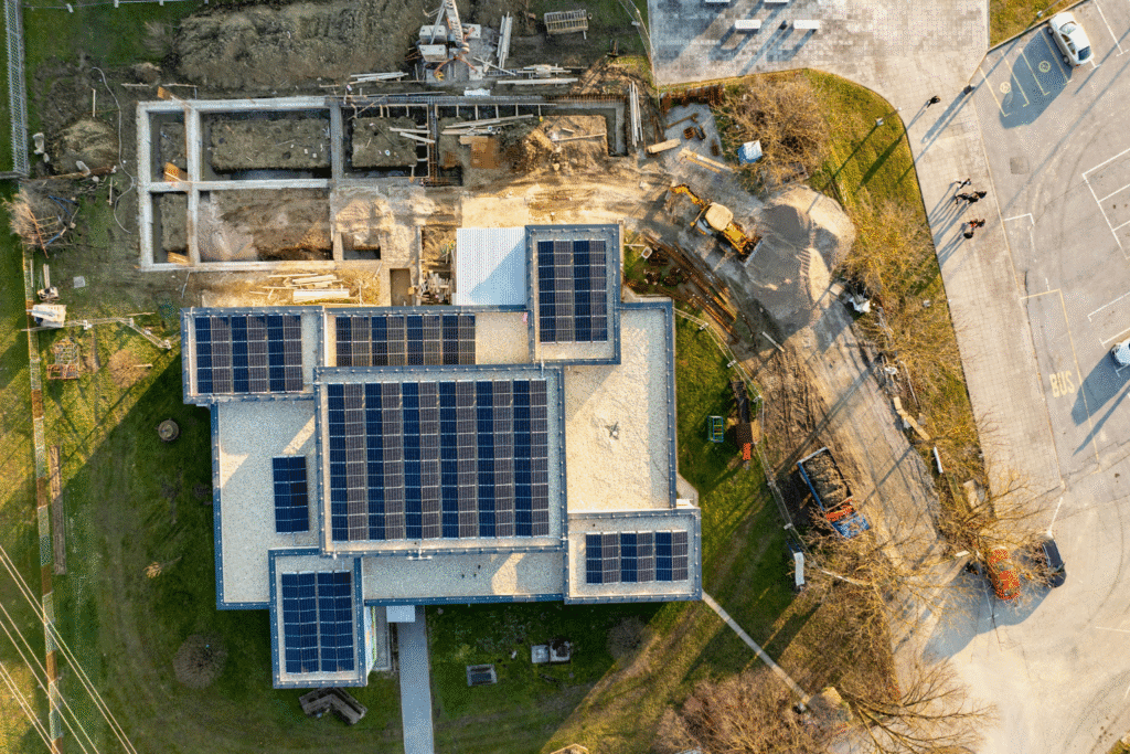 Urbane Verschattungsanalyse: Maximierung der Solareffizienz mit 3D-Fotogrammetrie - Render-a