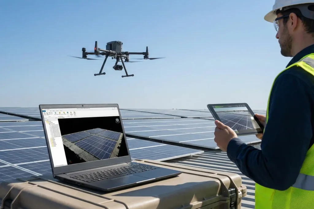 Solar Photogrammetry Software for Drone Surveys: Save 5+ Hours Per Project - Render-a