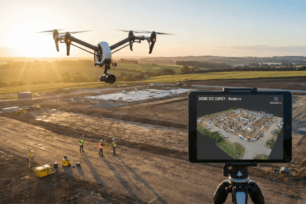 Der neue Standard bei Solar-Standortanalysen - Render-a