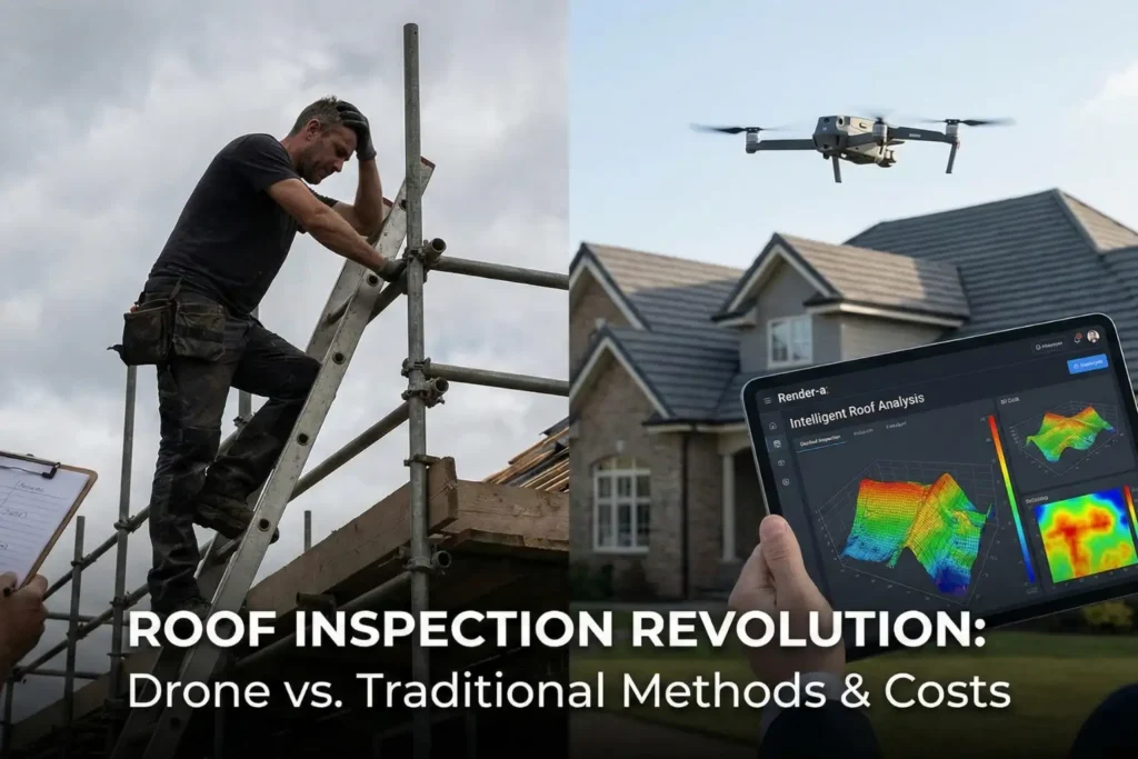 Roof Inspection Guide: Modern Efficiency vs. Traditional Methods and Costs - Render-a