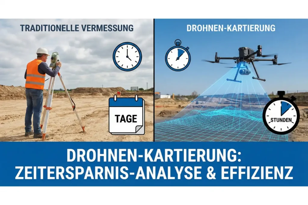 Wie lange dauert die Drohnen-Kartierung? Eine Zeitersparnis-Analyse - Render-a