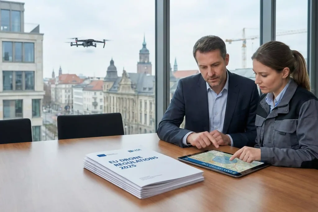 Navigating Drone Regulations in Europe: A 2025 Guide for Commercial Operations - Render-a