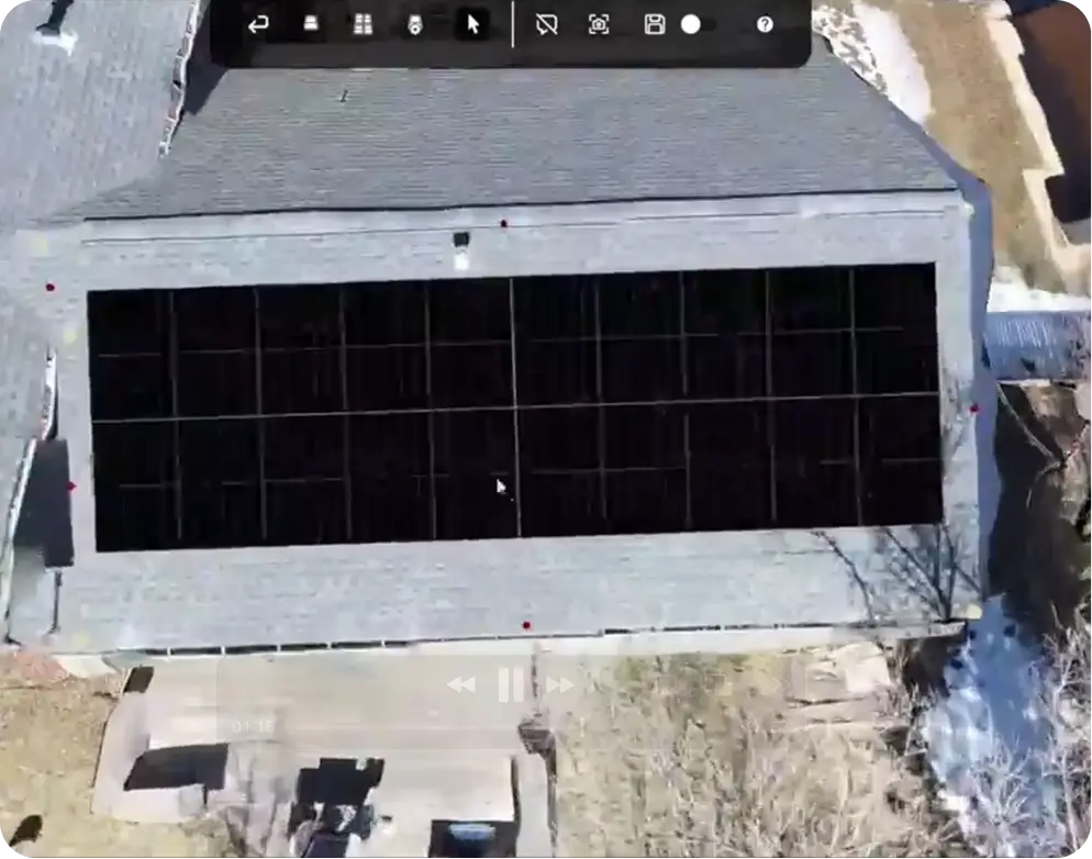 drone roof survey