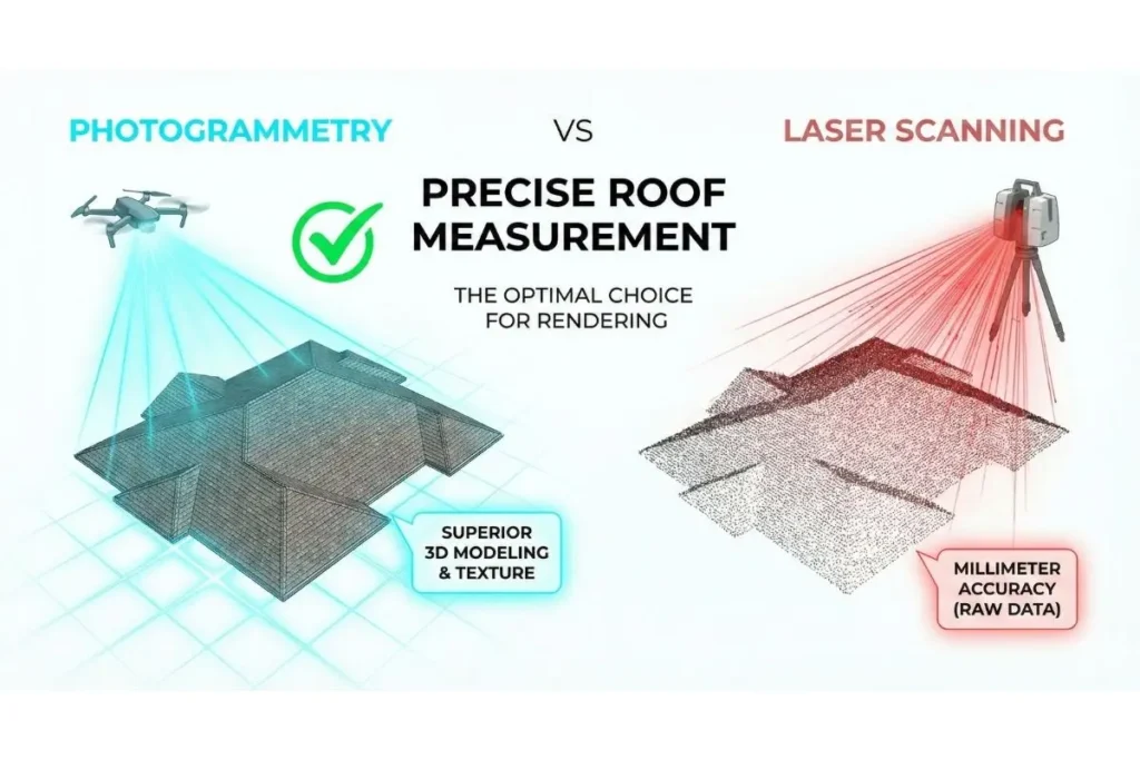 Drone vs. Laser Scan: The Ultimate Guide to Precise Roof Measurement - Render-a