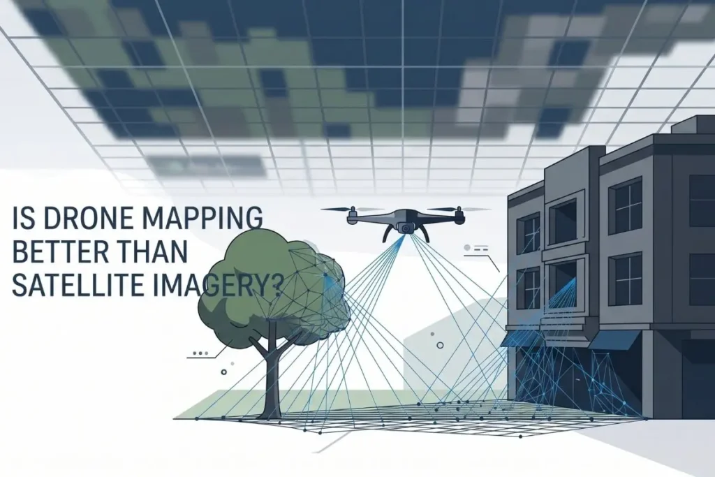 Is Drone Mapping Better Than Satellite Imagery? A Technical Comparison - Render-a