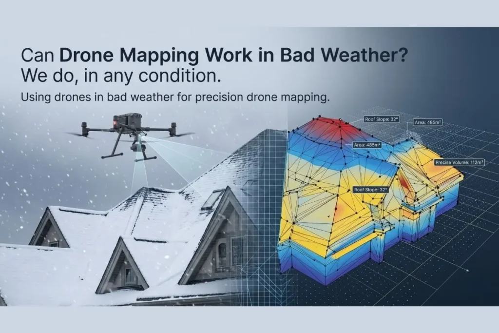 Can I Drone Mapping Work in Bad Weather? - Render-a