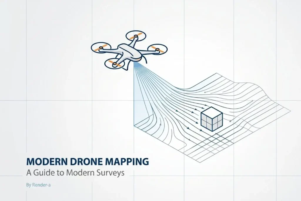 Can Drones Map Large Properties Quickly? A Guide to Modern Drone Mapping - Render-a