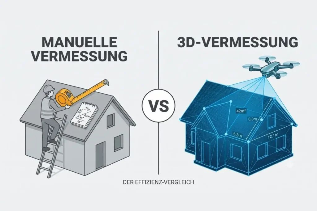 3D-Vermessung vs manuelle Vermessung: Was ist besser? Ein Kosten Nutzen Vergleich - Render-a