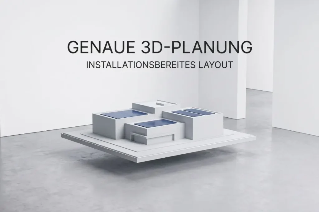 3D-Solarplanung: Vom Drohnenflug zum installationsreifen Layout - Render-a
