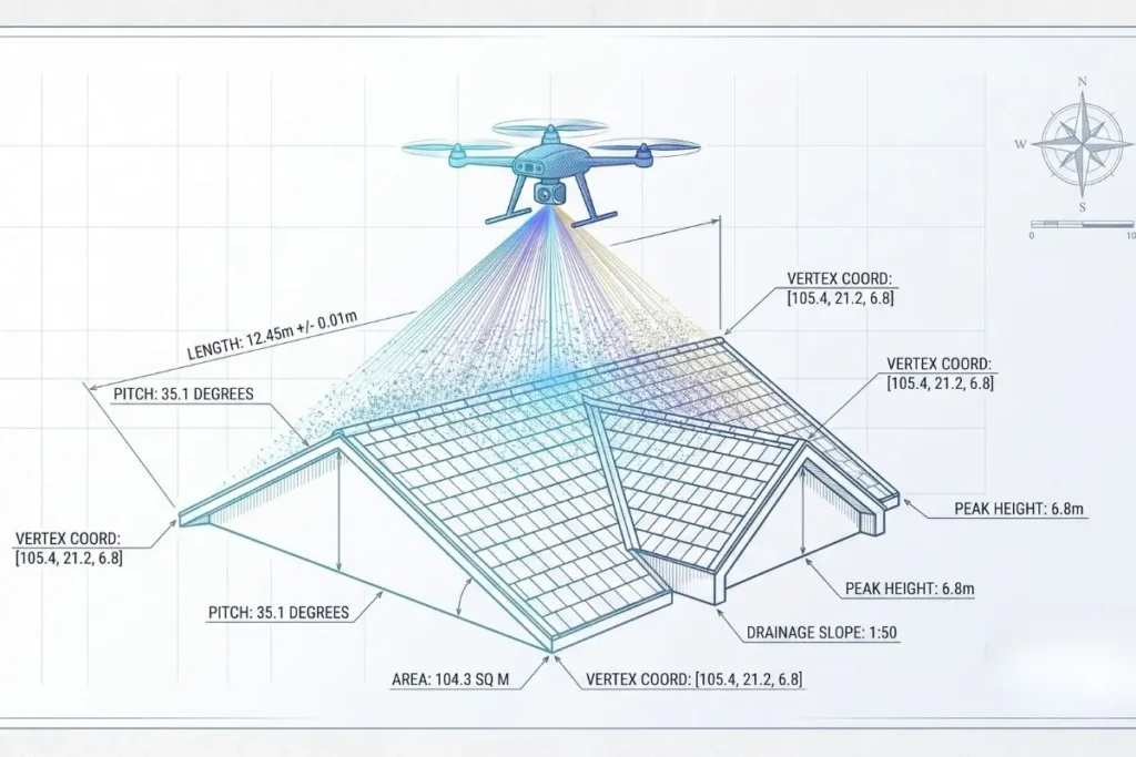 Can You Really Measure a Roof with Millimeter Precision Using a Drone? - Render-a